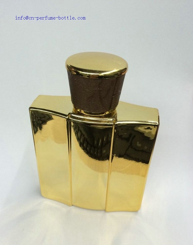 wooden cap perfume bottle