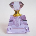 2ml purple design crystal oil perfume bottle with customer logo