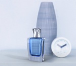75ml square perfume bottle with sparyer pump