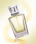 fashion design glass perfume bottle