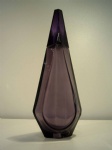 brand name perfume glass bottle with purple coating