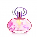 beauty design with brand name perfume bottle