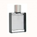 100ml glass perfume bottle with black painting