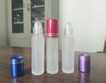 frost screw sprayer perfume glass bottle