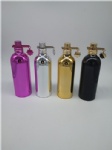 100ml metal glass bottle with copper accessories