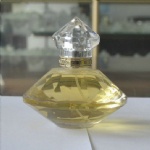 china hand polishing perfume bottle with acrylic crystal caps